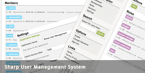 Sharp User Management System - CodeCanyon