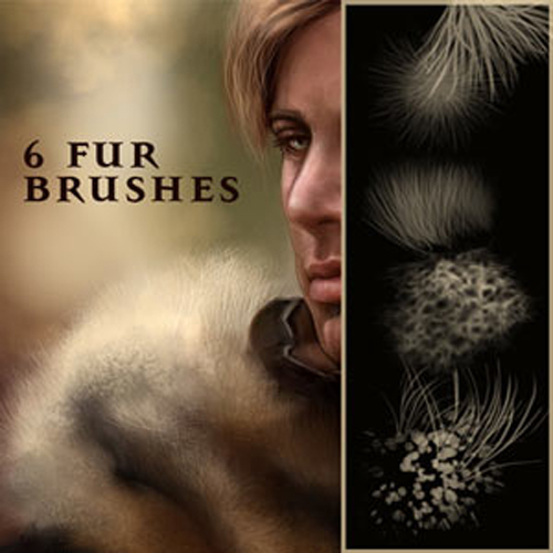 Fur Brushes Set