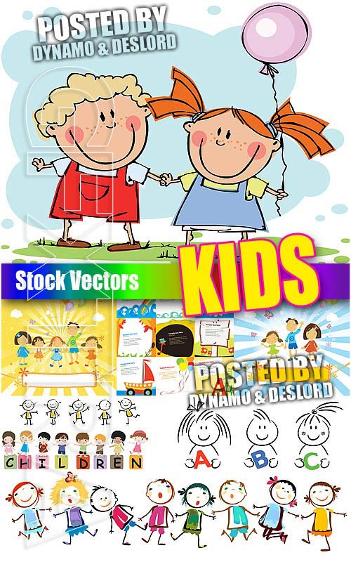 Kids - Stock Vectors