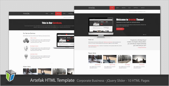 Artefak - Modern Corporate HTML Template