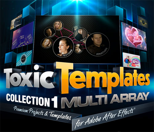 Toxic Templates Collection 1: Multi Array for After Effects