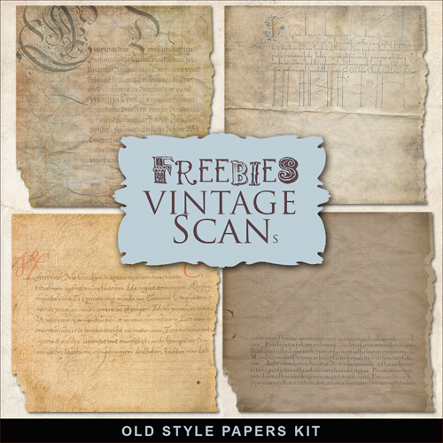 Textures - Old Style paper liners - Typographic Text Backgrounds