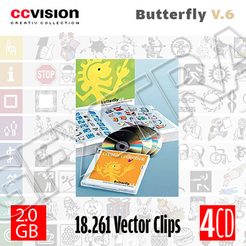 CCVision Creative Collection - Butterfly V.6