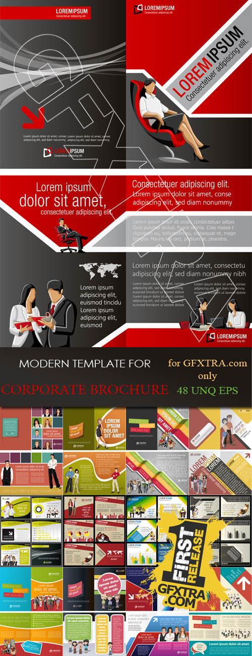 Templates for Business Brochures 48xEPS