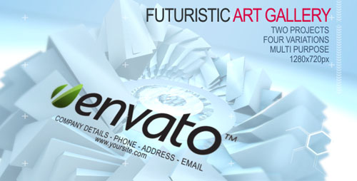 Futuristic Art Gallery - Projects for After Effects (VideoHive)