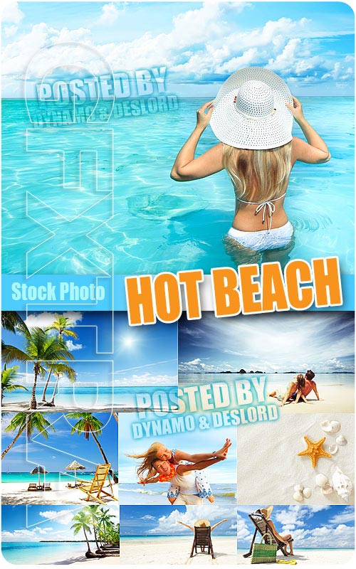 Hot beach - UHQ Stock Photo
