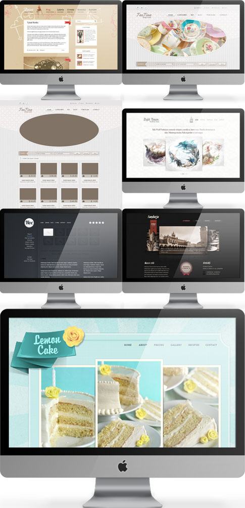 Web Templates Psd Pack 11 For Photoshop