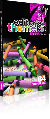 Editor\'s Themekit 84: Crayon Mix