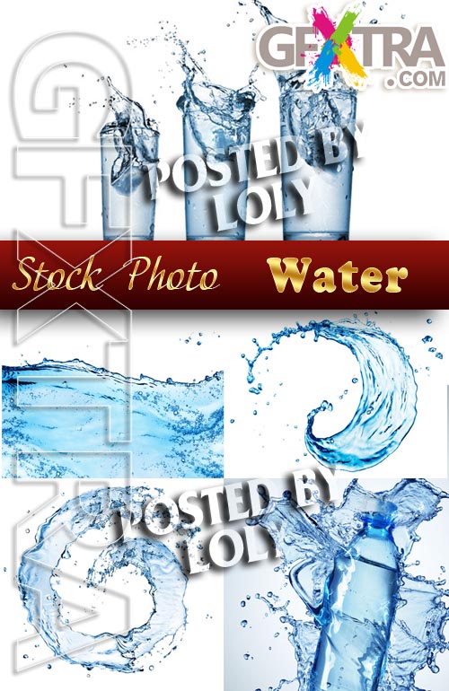 Raster water - Stock Photo