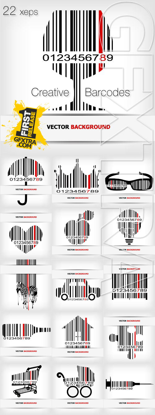 Creative Barcodes 25xEPS
