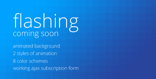 ThemeForest - Flashing - Coming Soon Page - RIP