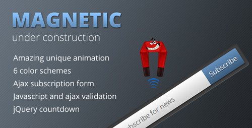 ThemeForest - Magnetic - Under Construction Page - RIP