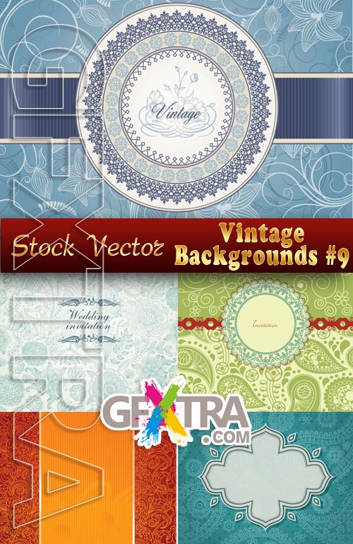 Vintage backgrounds #9 - Stock Vector