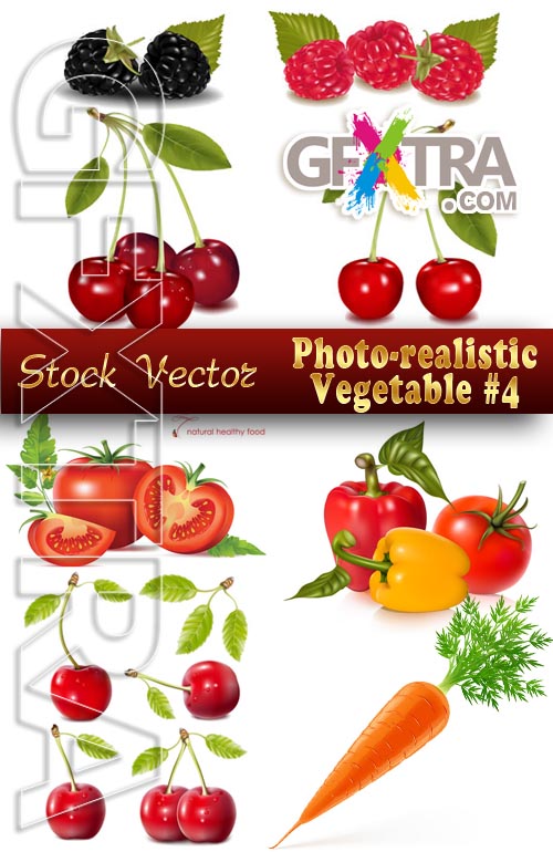 Photo-realistic Vegetable #4 - Stock Vector