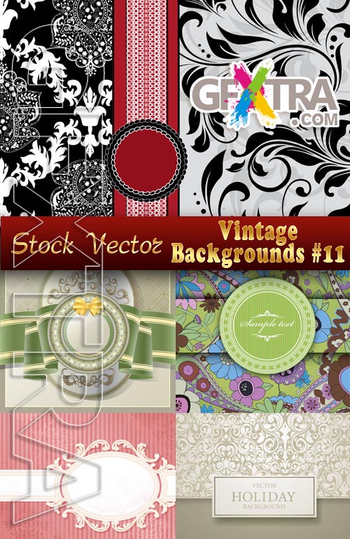 Vintage backgrounds #11 - Stock Vector
