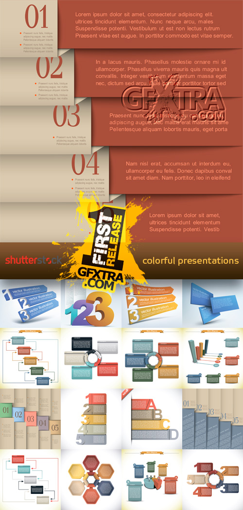 Colorful Presentations 25xEPS