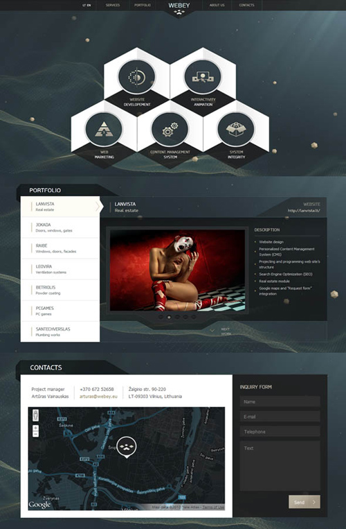 Cool CSS Portfolio - HTML Site For Creative Design