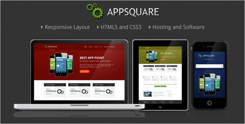 ThemeForest - AppSquare - Software and Hosting HTML Template