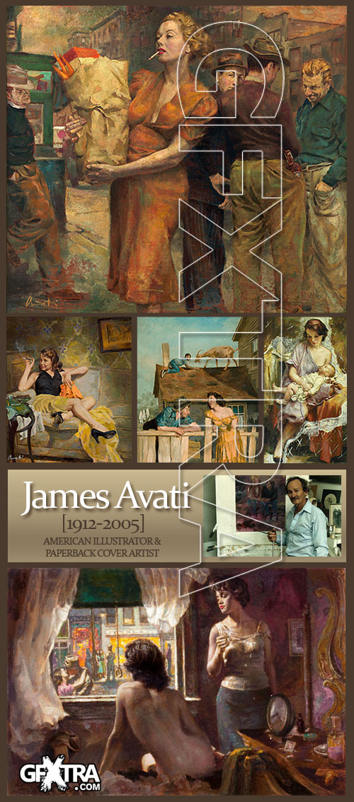 James Avati - American Illustrator & Paperback Cover Artist