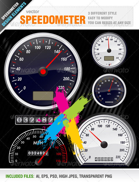 GraphicRiver: Speedometers