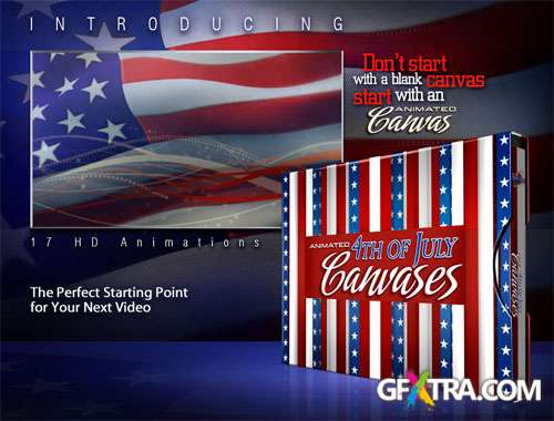 Animated 4th of July Canvases