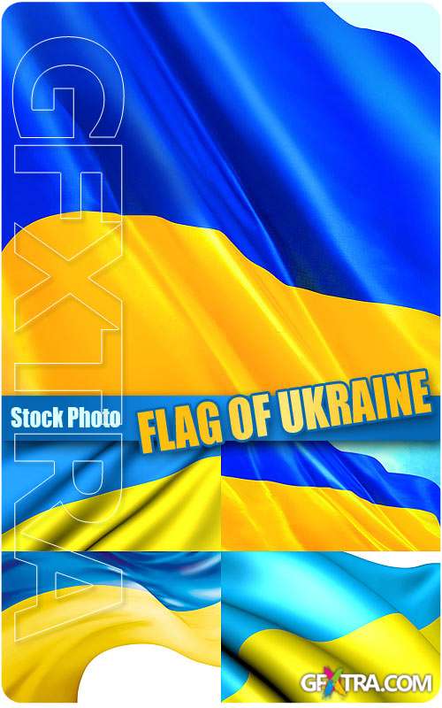Flag of Ukraine - UHQ Stock Photo