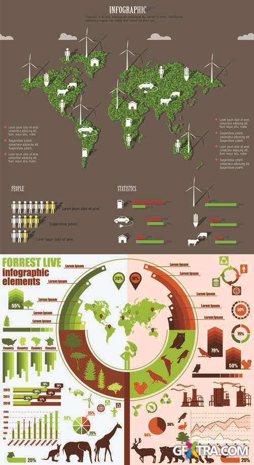 Infographics Vector Pack #214