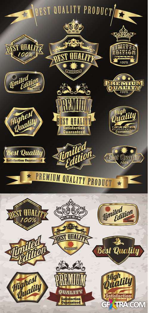Labels Vector Collection #156