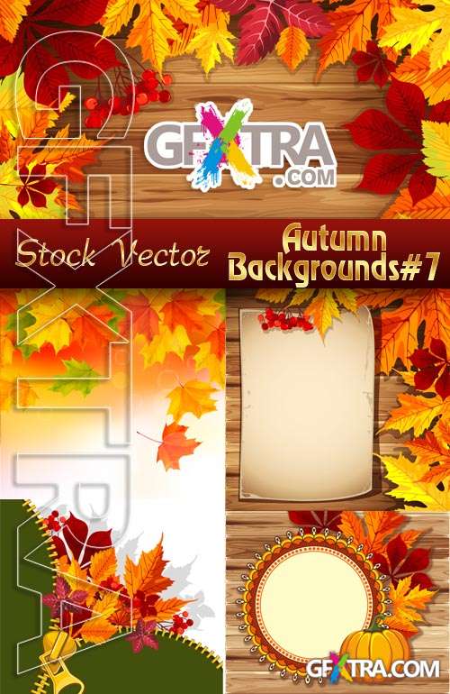 Autumn backgrounds #7 - Stock Vector