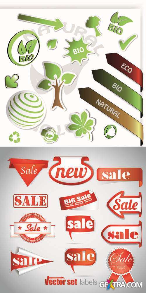 Labels Vector Collection #169