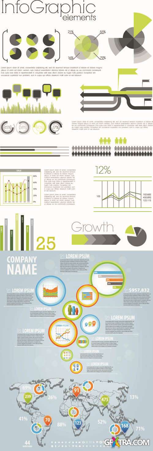 Infographics Vector Pack #226