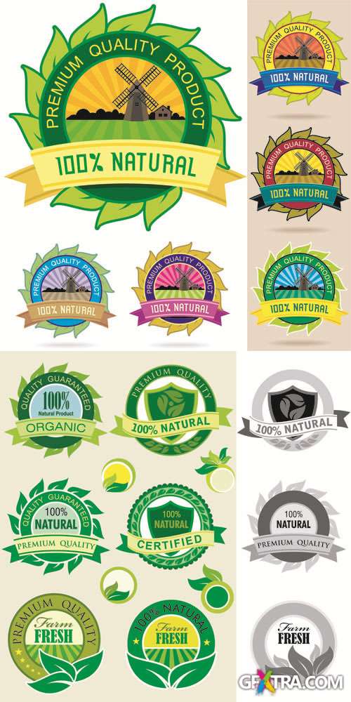 Labels Vector Collection #187