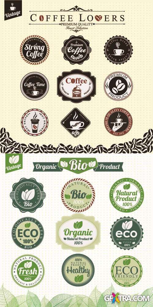 Labels Vector Collection #205
