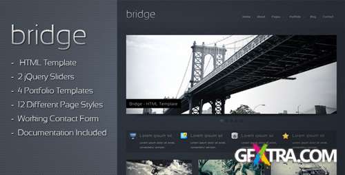 ThemeForest - Bridge - HTML Portfolio Template