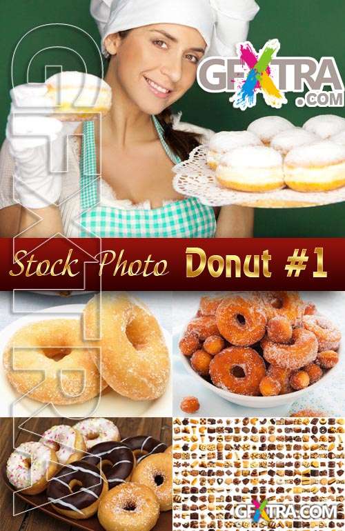 Donut #1 - Stock Photo
