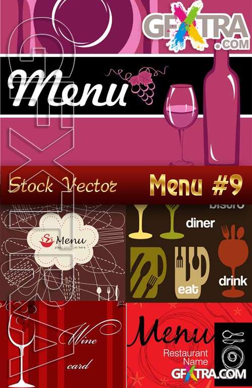 Restaurant menus #9 - Stock Vector