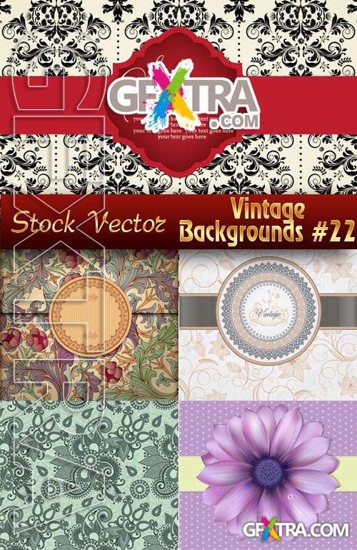 Vintage backgrounds #21 - Stock Vector