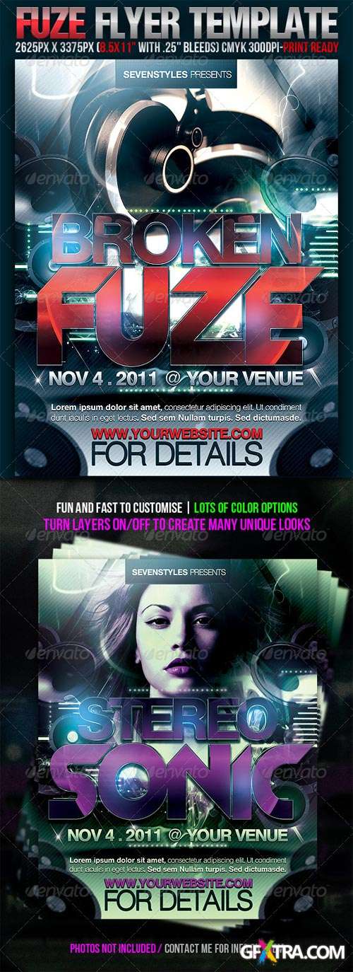 Graphicriver: Fuze Flyer Template