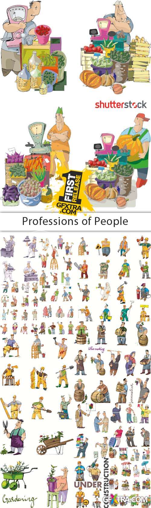 Professions of People 25xEPS