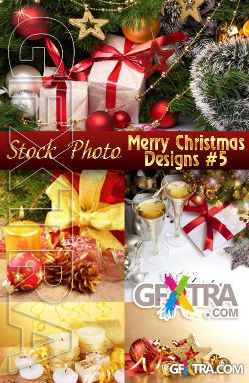 Merry Christmas Designs #5 - Stock Photo