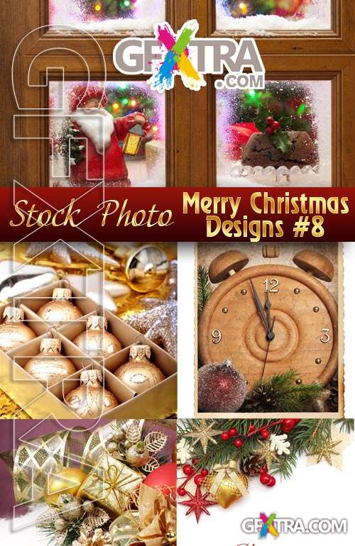 Merry Christmas Designs #8 - Stock Photo