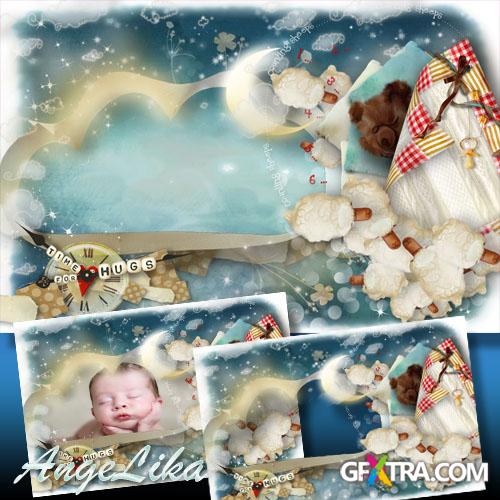 Photoframe for Kids - Time of Sweet Dreams