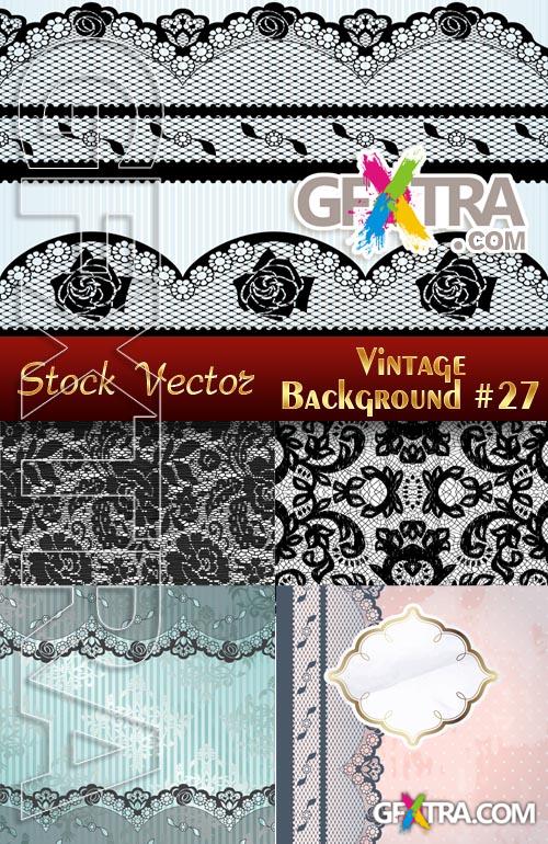 Vintage backgrounds #27 - Stock Vector