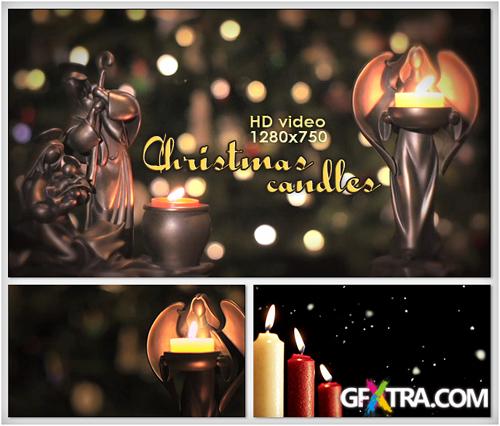 Christmas Candles Footage HD - - Creative Video Footage For Winter Celebrates