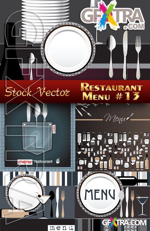 Restaurant menus #13 - Stock Vector