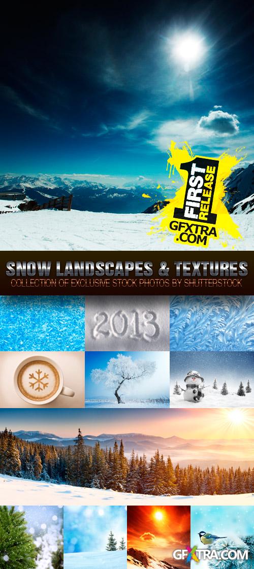 Snow Landscapes & Textures 25xJPG
