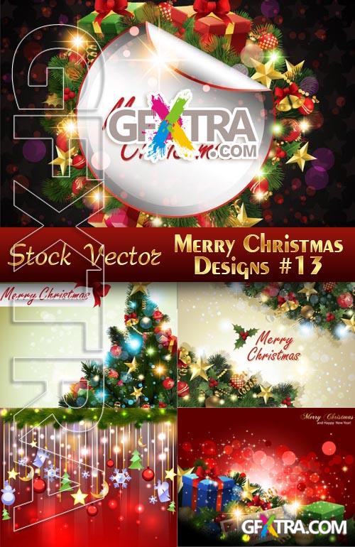 Merry Christmas Designs #8 - Stock Vector