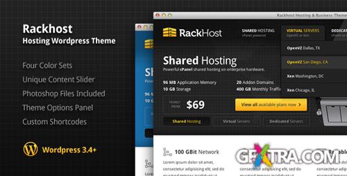ThemeForest - Rackhost v1.3 - Hosting WordPress Theme