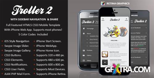 ThemeForest - TrollerV2 Mobile Retina | HTML5 & CSS3 And iWebApp