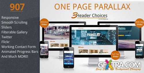 ThemeForest - 907 - Responsive One Page Parallax